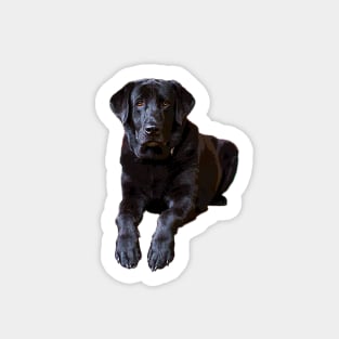 Labrador Retriever Dog Puppy Black Sticker